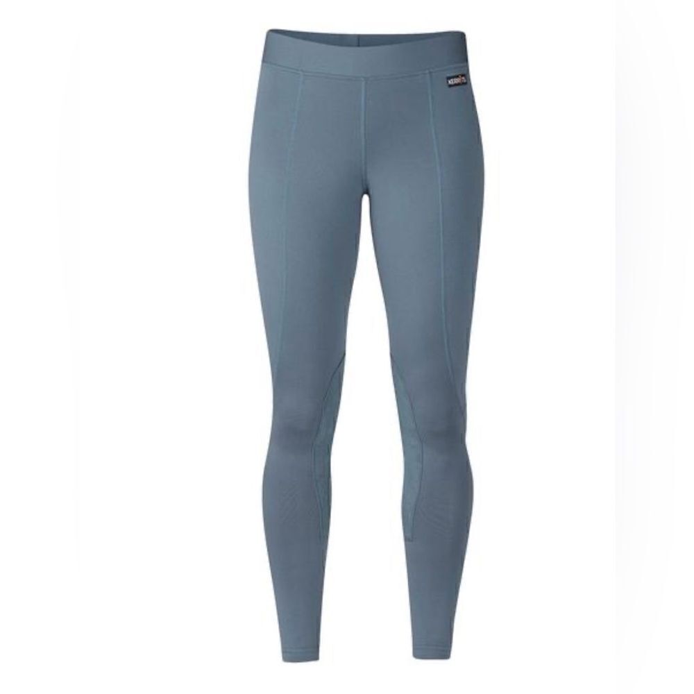 Kerrits Flowrise Knee Patch Performance Tight – Blue Shadow Size L